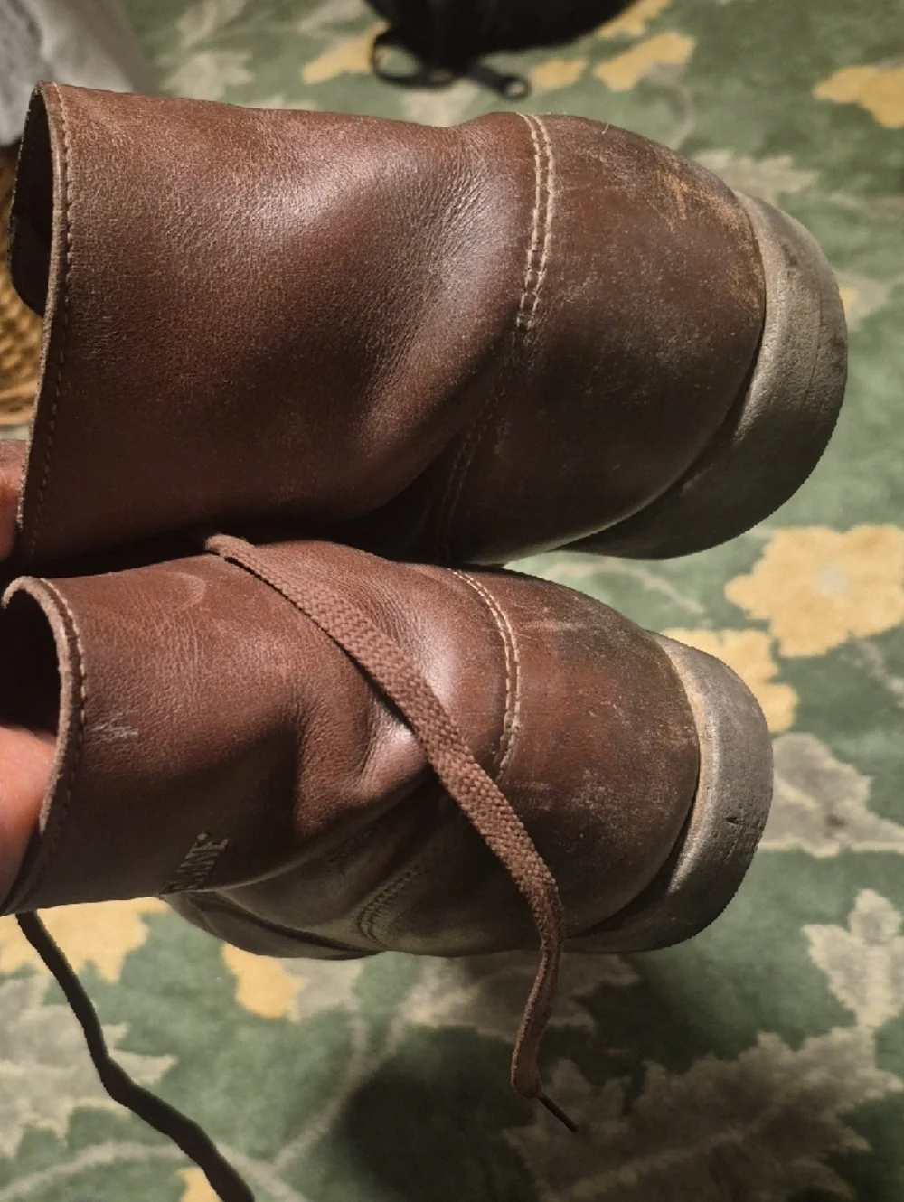 Wolverine Dark Brown Leather Chukka Boots